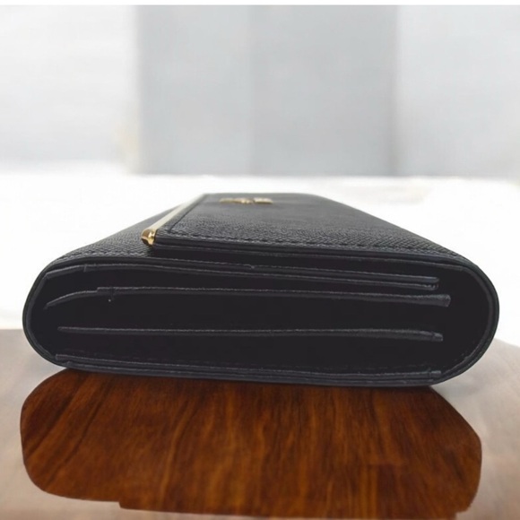 MCM Signature Leather Continental Wallet - Picture 12 of 15